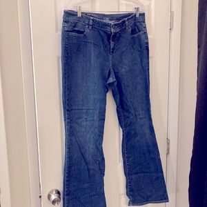 Jones New York denim boot cut Jeans.